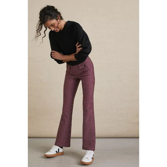Anthropologie The Essential Slim Flared Pants Size 0 - Picture 1 of 7
